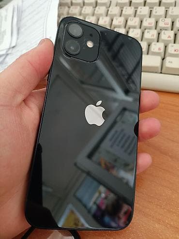 оперативная память ddr4 sdram: IPhone 12, Б/у, 64 ГБ, Черный, Защитное стекло, 81 % — 3