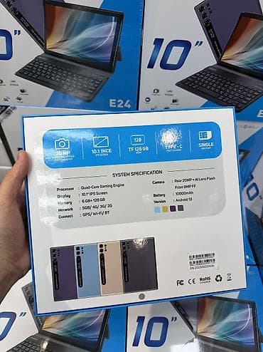 Планшеты: Планшет, Ego Pad, память 128 ГБ, 10" - 11", 5G, Новый, Классический цвет - Черный — 6