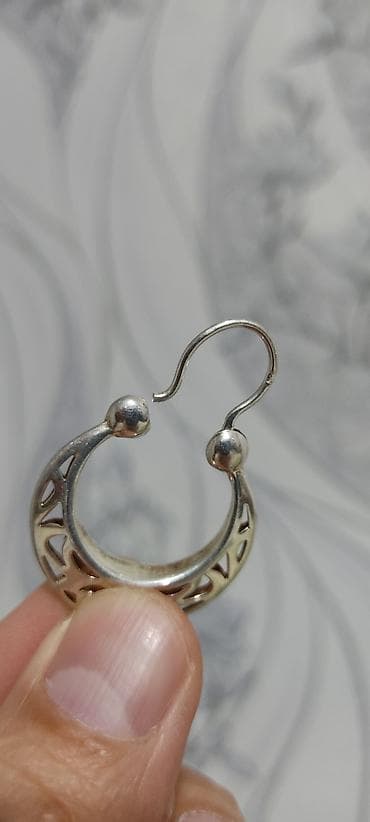 gold ring: Продаю серебряные серьги 1500 сом — 2