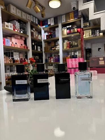 Yves Saint Laurent – мужские ароматы линейки Y (видимые флаконы в