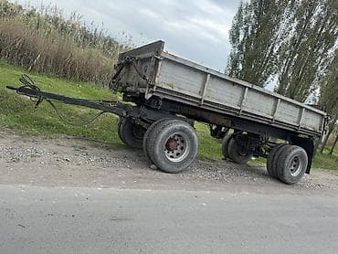 оси на прицеп: Прицеп-самосвал двухосный (тележка) для грузового автомобиля. 2 — 1