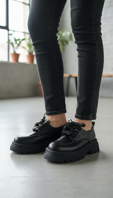 сапоги зимние женские натуральная кожа натуральный мех распродажа: Зимние женские кожаные полуботинки с мехом - Цвет: черный - Верх — 1