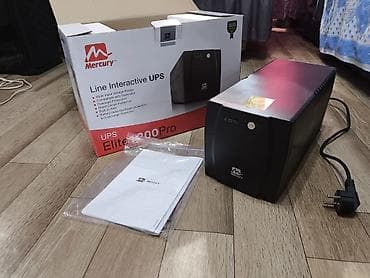 Стол компьютерлери жана комлектөөчүлөр: ИБП (UPS) Mercury, в хорошем состоянии Батарея живая, со своей задачей — 1