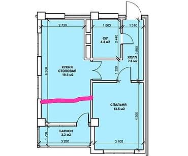Квартиры: 2 комнаты, 50 м², Элитка, 11 этаж, Дизайнерский ремонт — 6