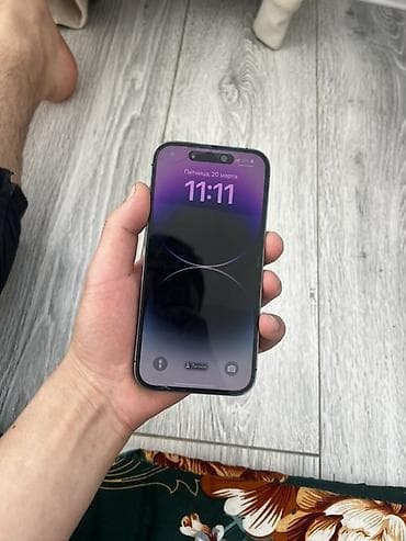 IPhone 14 Pro, Б/у, 256 ГБ, Deep Purple, Защитное стекло, 78 % at lalafo.kg IPhone 14 Pro, Б/у, 256 ГБ, Deep Purple, Защитное стекло, 78 %