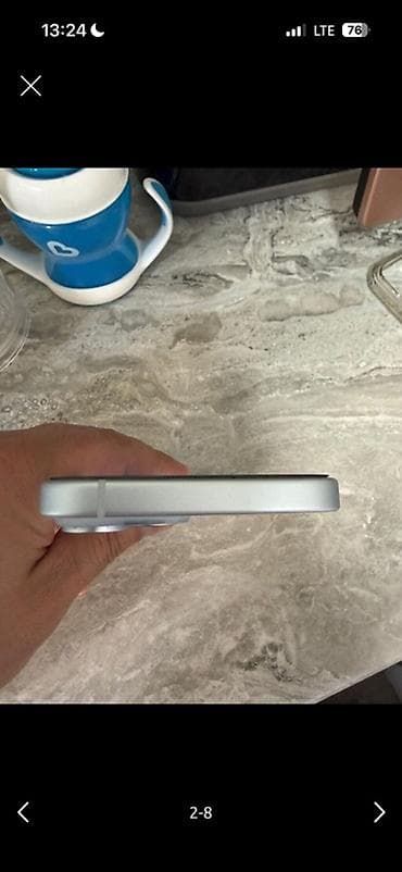 aiphone 13: IPhone 15, Новый, 128 ГБ, Blue Titanium, Наушники, Зарядное устройство, Чехол, 100 % — 2
