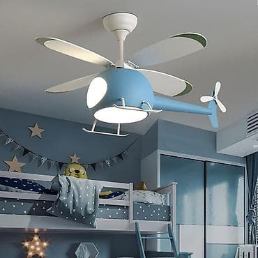 куплю приборы: Потолочный вентилятор‑люстра для детской в форме вертолёта. - Дизайн — 1