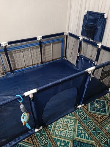 домики для детей: Детский игровой манеж‑вольер большого размера. Особенности: - — 1