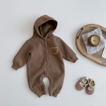 термобелье детское бишкек: Боди, цвет - Коричневый, Новый — 3