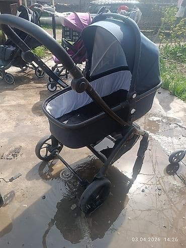 blade blade: Детская коляска 2 в 1, цвет темно‑синий. фирма скилмах Особенности — 5