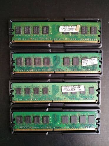 ddr3 2gb pc3 10600 dimm: Оперативная память, Б/у, Samsung, 2 ГБ, DDR2, 800 МГц, Для ПК — 4