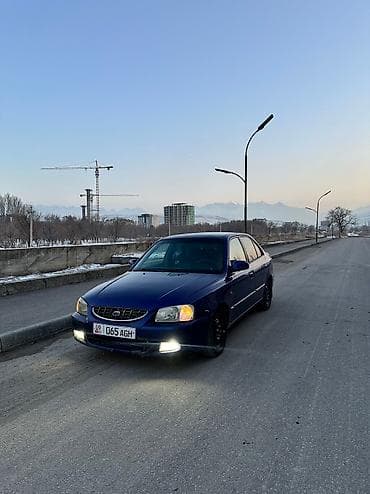 1: Hyundai Accent: 2000 г., 1.6 л, Автомат, Бензин, Седан — 3