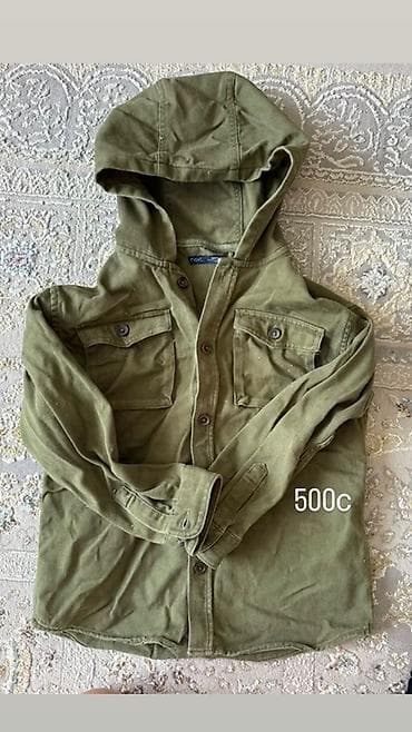 военный куртки: Детская одежда и верхняя одежда - Флисовая куртка H&M, тёплый — 4