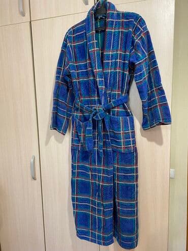 Прокат одежды: Мужской домашний костюм, 2XL, Б/у, цвет - Синий, Самовывоз — 2