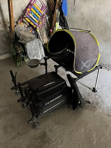 flag: Платформа Flagman на 36 ноге для фидерной рыбалки с раскладным столом — 5