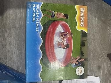 Надувной детский бассейн Bestway Splash ‘N Smile Play Pool. - Круглая