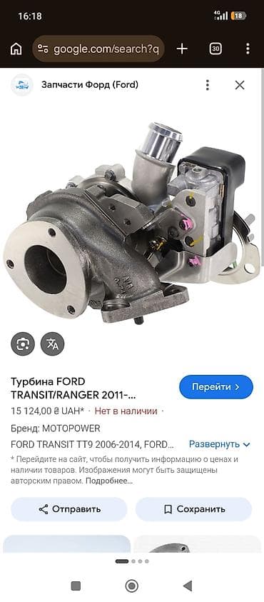 2011: Автозапчасти для Ford: Ranger, Transit, EcoSport, Everest — 3