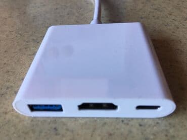 множитель портов: Многопортовый цифровой AV‑адаптер USB‑C (USB-C Digital AV Multiport — 3