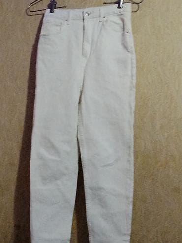 denim: Джинсы, Мом, Bershka, Высокая талия, S — 1