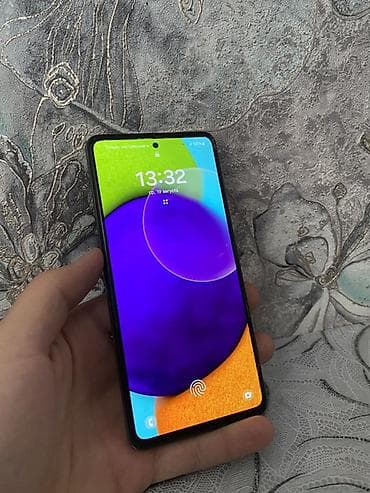 google p: Samsung Galaxy A52, Б/у, 128 ГБ, цвет - Черный, 2 SIM — 3