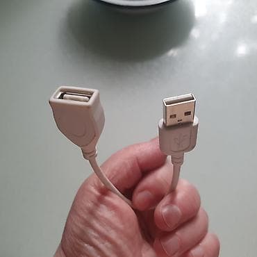 USB удлинитель A‑male → A‑female, короткий - Тип разъёмов: USB‑A папа — 2
