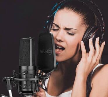 акустические системы terra с микрофоном: Микрофон boya by-m1000 в комплекте паук и попфильтр. Новый — 3