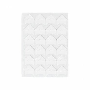 кубик рубик 4на4: Самоклеящиеся уголки 24 шт - для фотографий "Белый", цена за 1 — 1