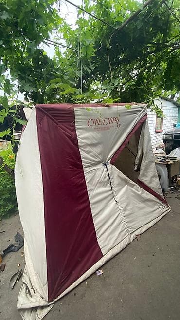 Спорт и хобби: Продам зимнюю палатку + теплые полы — 2