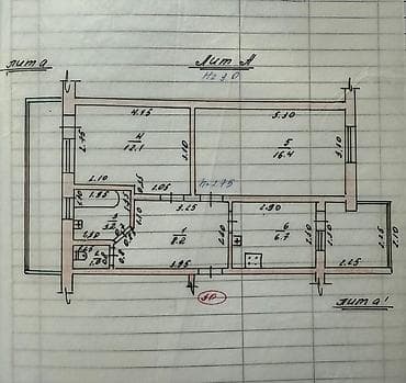 квартира исыкуль: 2 комнаты, 58 м², Индивидуалка, 4 этаж, Косметический ремонт — 6