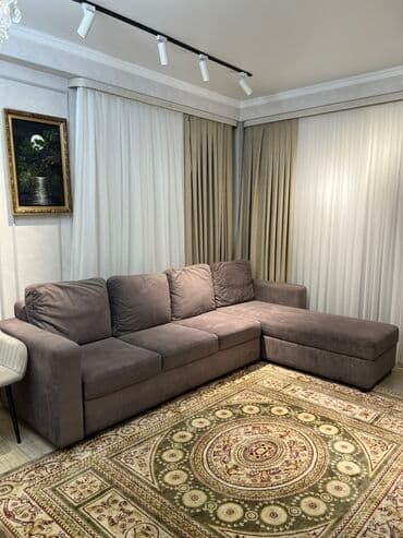 угловые диваны: Угловой диван, C подушками, Трехместный — 1