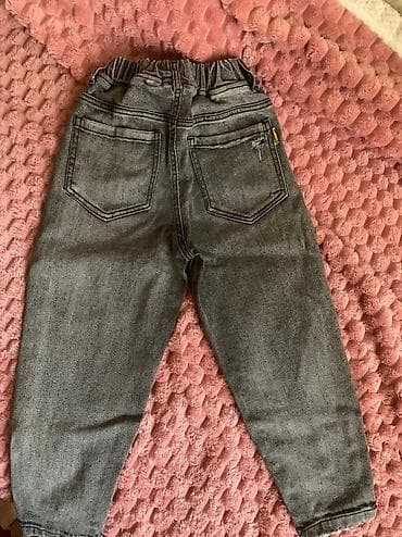 мото джинсы: Джинсы и брюки, цвет - Серый, Б/у — 2