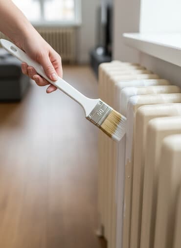 купить бу набор инструментов: Кисть радиаторная DECOР, 50 мм - Назначение: для окраски радиаторов — 1