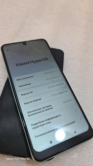 tecno phantom: Redmi, Redmi Note 12, Б/у, 128 ГБ, цвет - Голубой, 2 SIM — 4