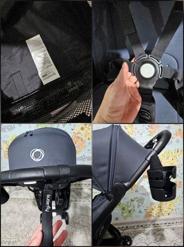 где можно починить коляску: Коляска, цвет - Черный, Новый — 5