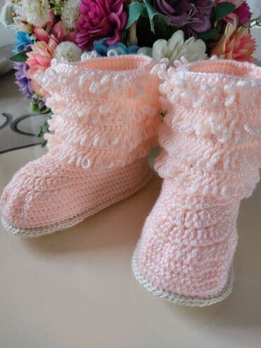 домашняя обувь: Детские домашние сапожки, размер любой — 3