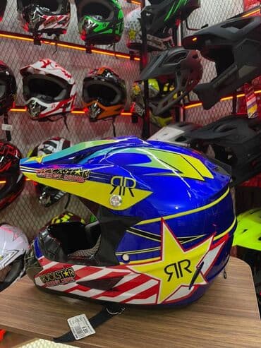 купить муравей новый: Кроссовый,Эндуро Мото ШЛЕМфул фейс+ 3 ПОДАРКИ — 1