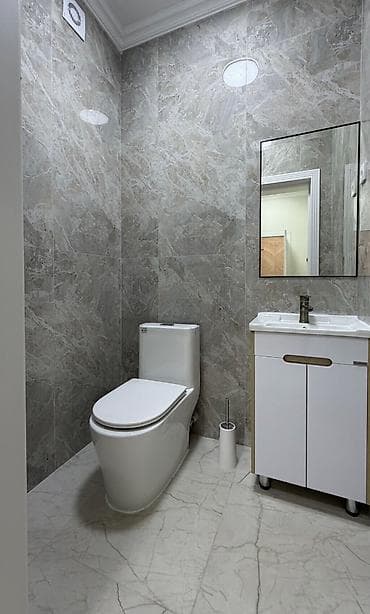 osh flat: 2 комнаты, 77 м², Асанбай мкр Элитка, 10 этаж, Евроремонт — 10