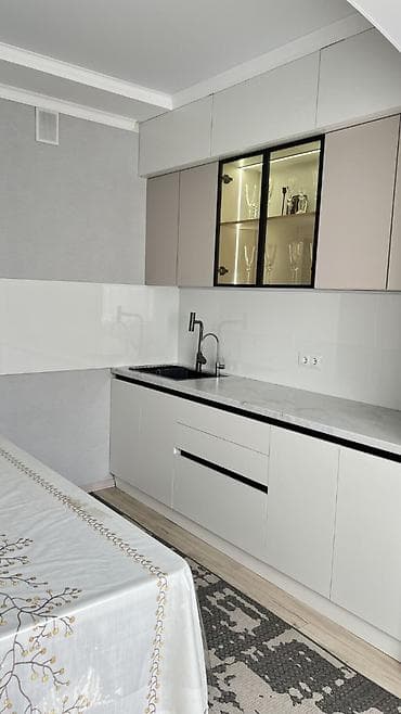 2 комнаты, 67 м², Тунгуч мкр 107 серия, 6 этаж, Евроремонт — 7
