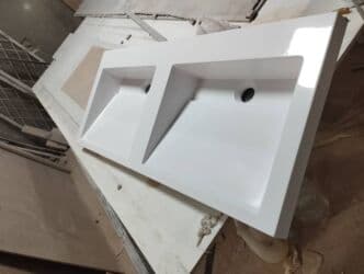 кухонный раковины: Ванна үчүн раковина, Материалы: Жасалма таш — 23