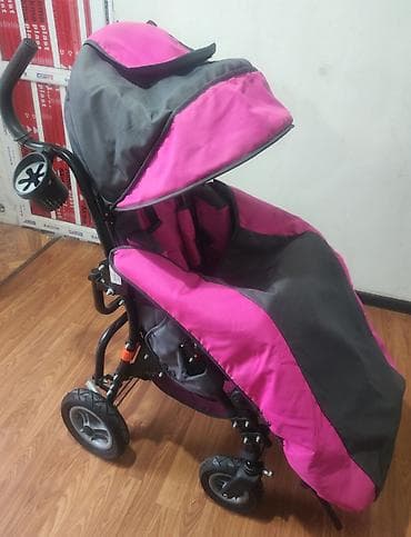 Коляска, Другой бренд, цвет - Розовый, Б/у, Самовывоз