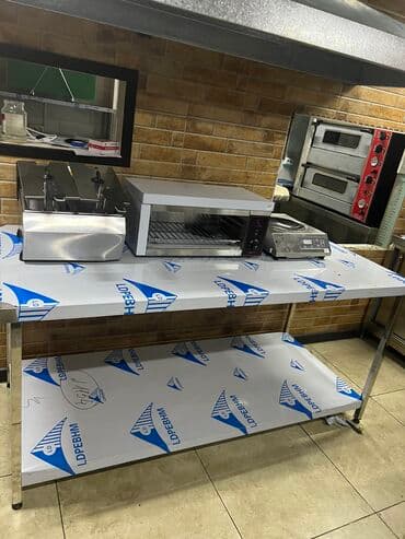 столовое оборудование: Стол, стеллаж, ванна моечная, котломойка, тостер, оборудование для — 11