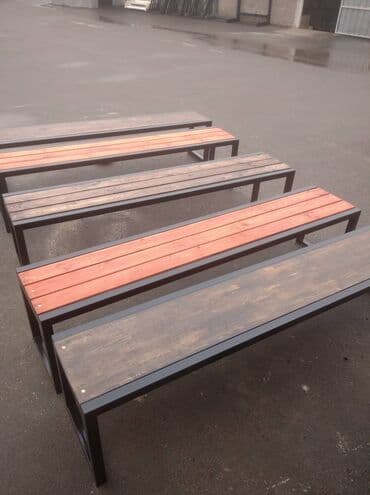 скамейка фото: Скамейка без спинки Скамейка со спинкой Изготовим любой размер и фасон — 10