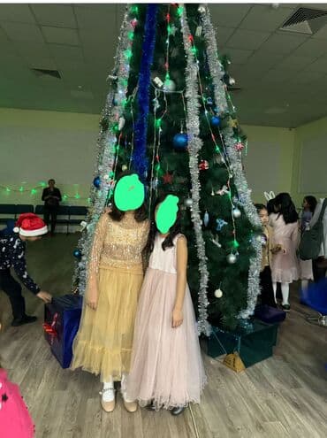 платье с фатином на выпускной: Детское платье, цвет - Розовый — 2