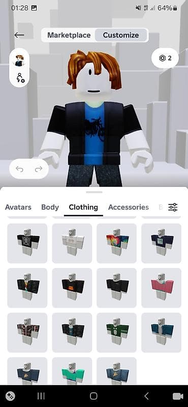 кожыный куртка: Набор аватаров и одежды для Roblox (скриншоты из меню — 5