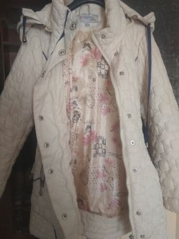 пальто детское демисезонное: Куртка осень-весна на девочку 7-8 — 2