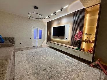 binar: 2 комнаты, 68 м², Аламедин-1 мкр Элитка, 10 этаж, Дизайнерский ремонт — 3