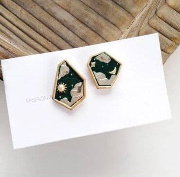 эксклюзивные свадебные пригласительные: ✨ Геометрия стиля Г и магия небес ✨ Эти серьги гвоздики — настоящее — 6