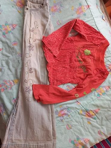 вещи для девушек: Комплект, цвет - Желтый, Б/у — 8