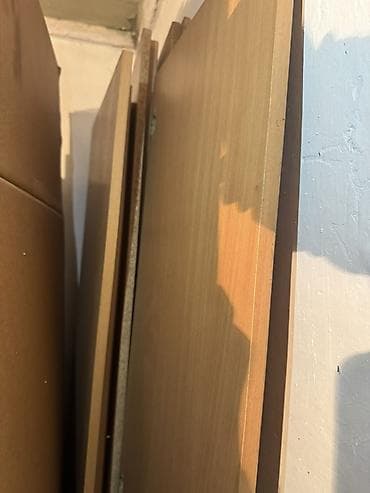 стойка для платков: Шкаф-купе/гардероб модульного типа из ЛДСП (цвет – тёмное — 6