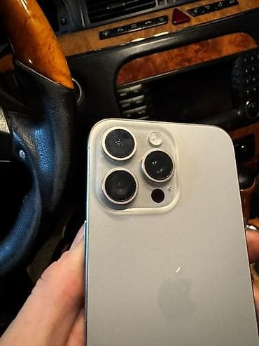 max: IPhone 15 Pro Max, Б/у, 256 ГБ, Серебристый — 3